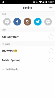 SNOW android App screenshot 2